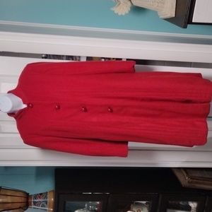 Vintage Bromleigh Wool Medium Red Coat